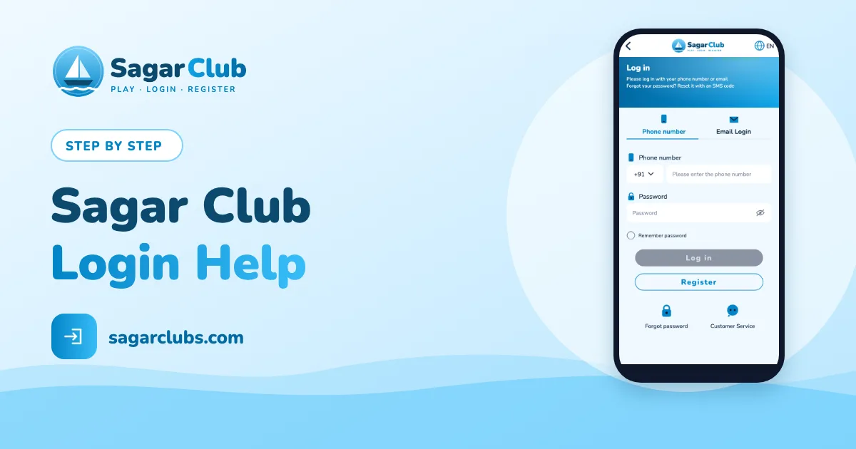 Sagar Club Login Guide – Phone, Email & Laptop